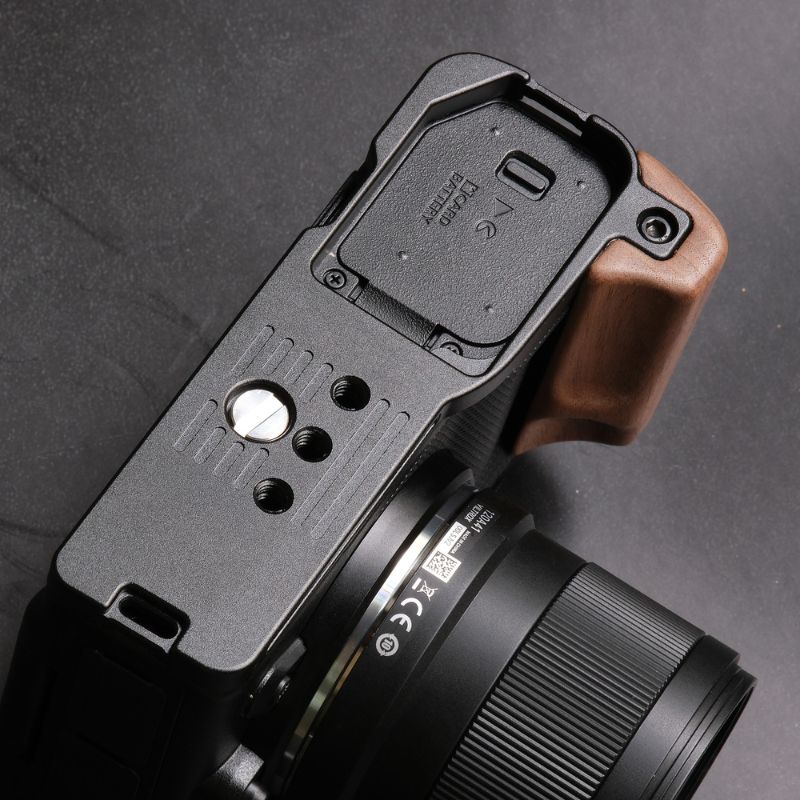 Nikon ZR Ergonomic Wood Grip (Arca-Swiss L-Plate) MS Design 