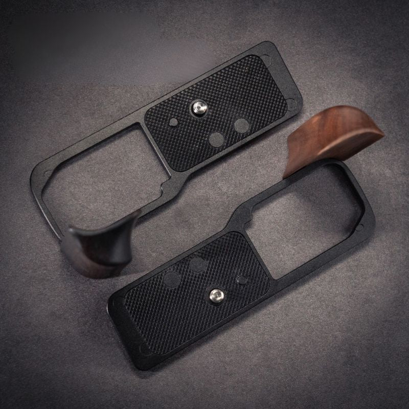 Nikon ZR Ergonomic Wood Grip (Arca-Swiss L-Plate) - iWoodStore.com