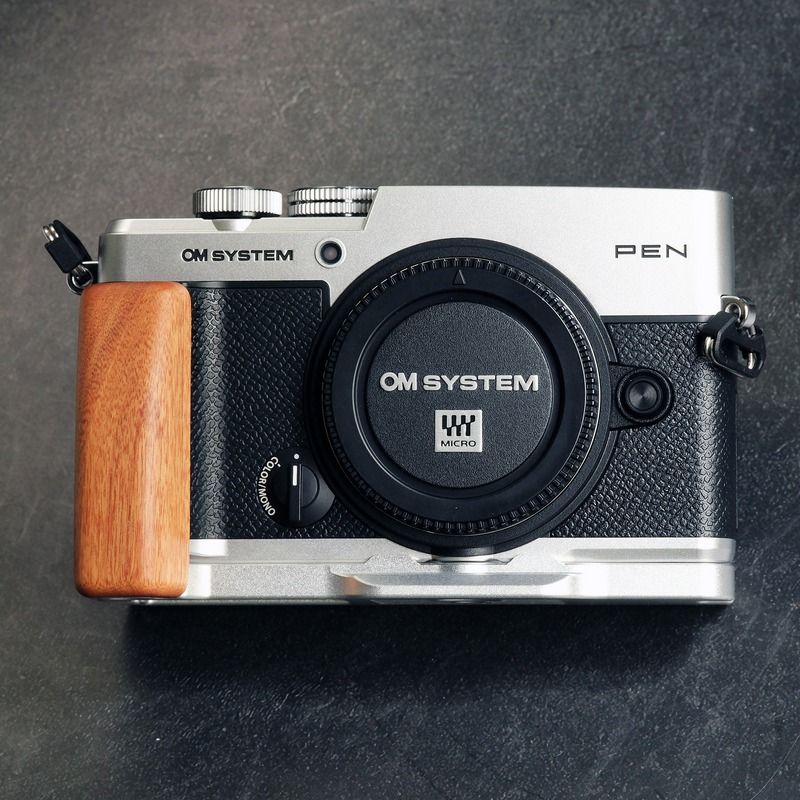 OM System PEN 2026 Handcrafted Solid Wood L-Grip iwoodstore