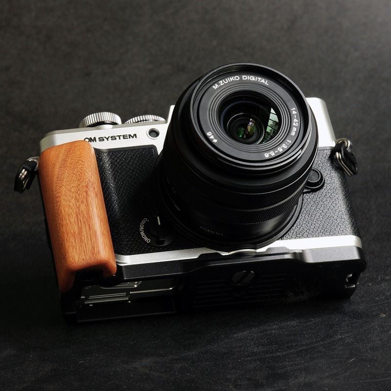 OM System PEN 2026 Handcrafted Solid Wood L-Grip iwoodstore