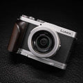 Wooden Hand Grip & Baseplate for Panasonic LUMIX L10 Black Walnut & Ebony