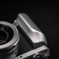 Wooden Hand Grip & Baseplate for Panasonic LUMIX L10 Black Walnut & Ebony