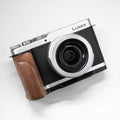 Wooden Hand Grip & Baseplate for Panasonic LUMIX L10 Black Walnut & Ebony