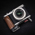 Wooden Hand Grip & Baseplate for Panasonic LUMIX L10 Black Walnut & Ebony