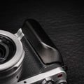 Wooden Hand Grip & Baseplate for Panasonic LUMIX L10 Black Walnut & Ebony