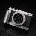 Wooden Hand Grip & Baseplate for Panasonic LUMIX L10 Black Walnut & Ebony