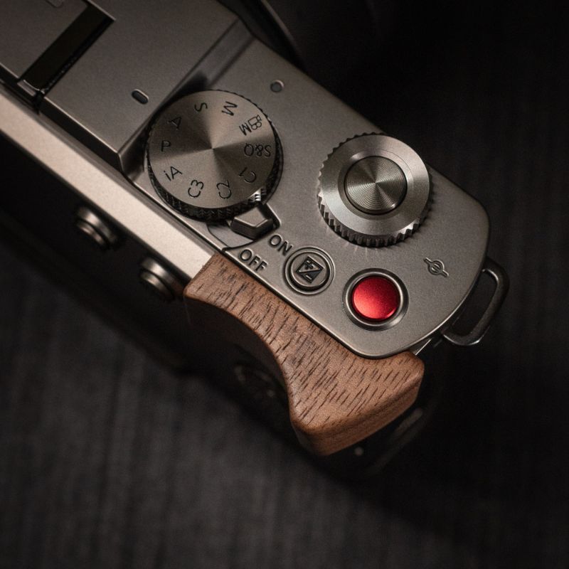 Premium Wooden Finger Grip for Panasonic Lumix S9 | iWoodStore