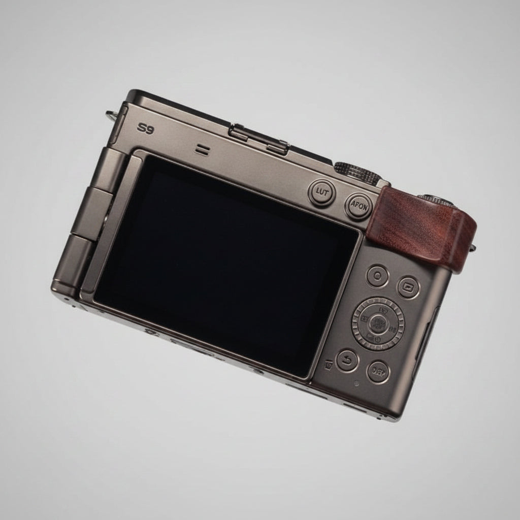 Premium Wooden Finger Grip for Panasonic Lumix S9 | iWoodStore