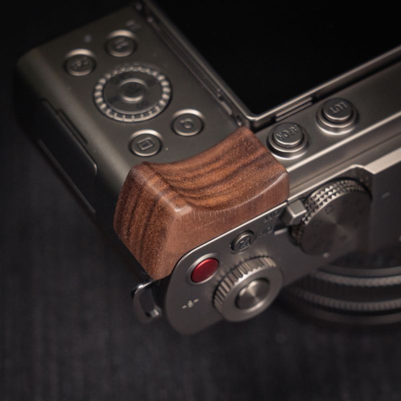 Premium Wooden Finger Grip for Panasonic Lumix S9 | iWoodStore