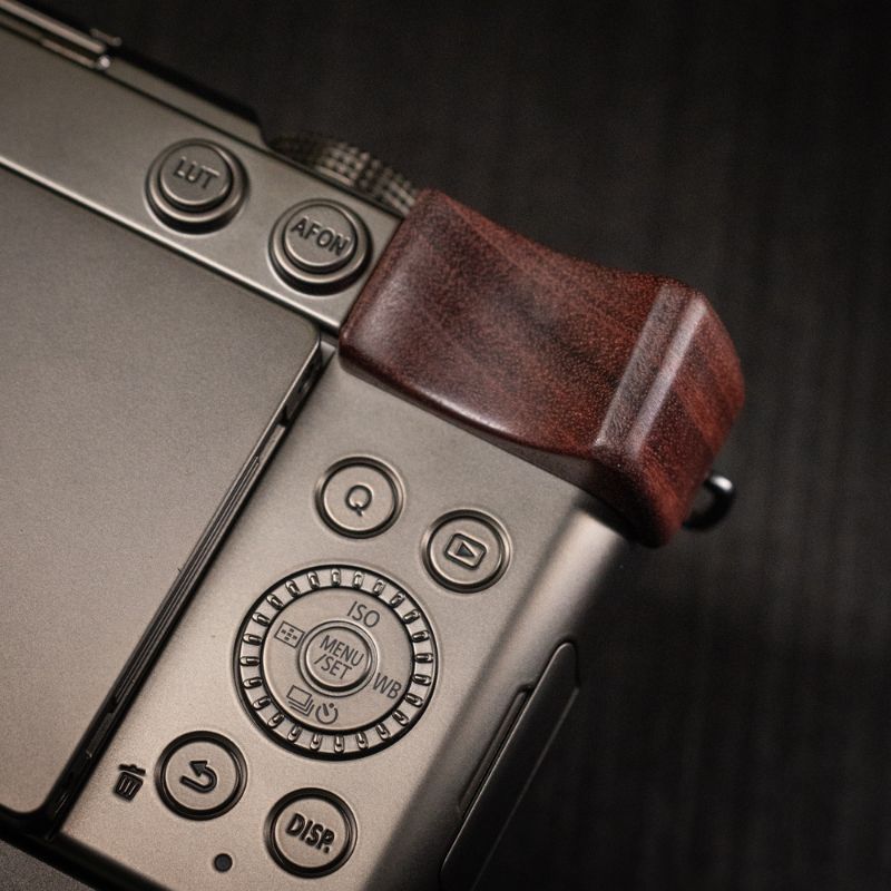Premium Wooden Finger Grip for Panasonic Lumix S9 | iWoodStore