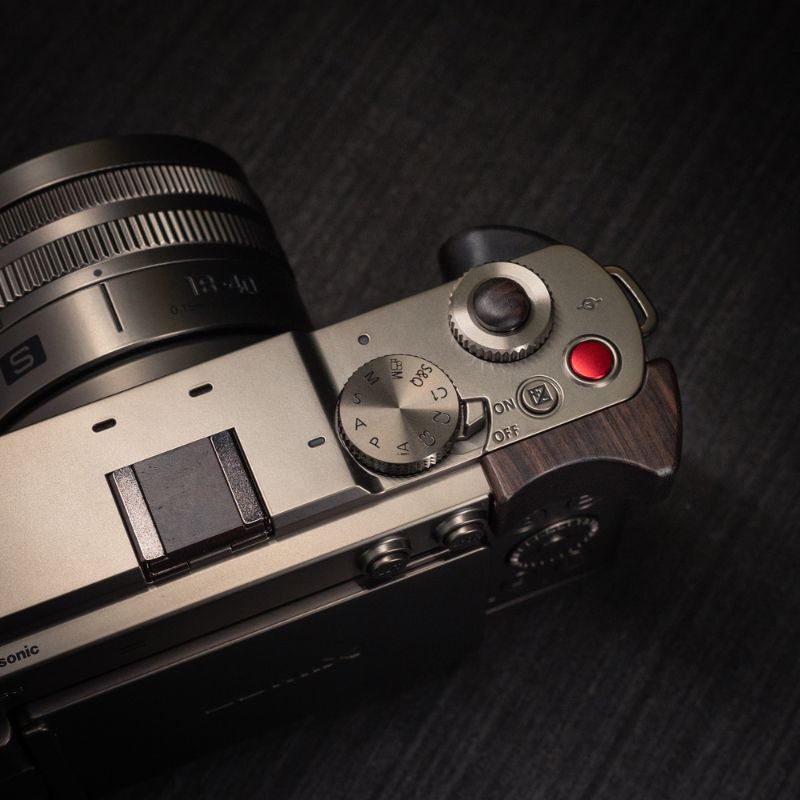 Premium Wooden Finger Grip for Panasonic Lumix S9 | iWoodStore