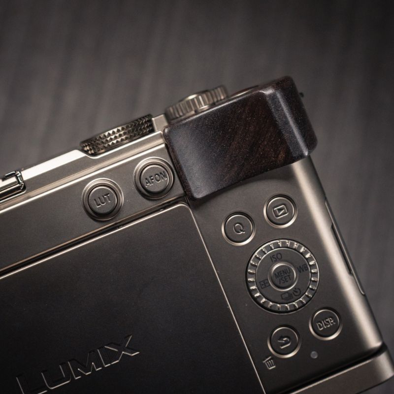 Premium Wooden Finger Grip for Panasonic Lumix S9 | iWoodStore