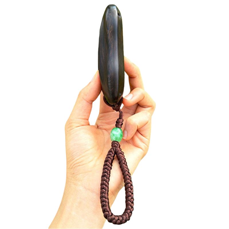 Premium Dark Ebony Sandalwood Key Fob Case for Porsche Macan Panamera Cayenne iWoodStore