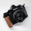Premium Wooden Handgrip for Nikon Zf | Ergonomic L-Shape with Arca-Swiss Base iwoodstore