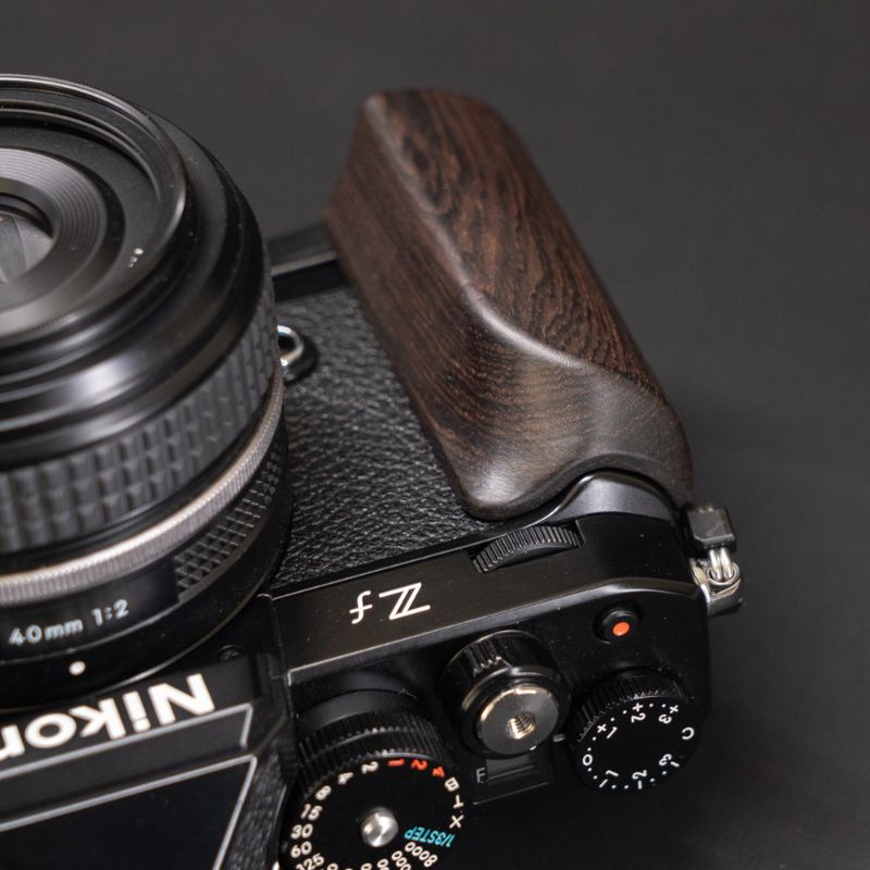 Nikon Zf Wood Grip | Ergonomic Handgrip with Arca-Swiss Plate