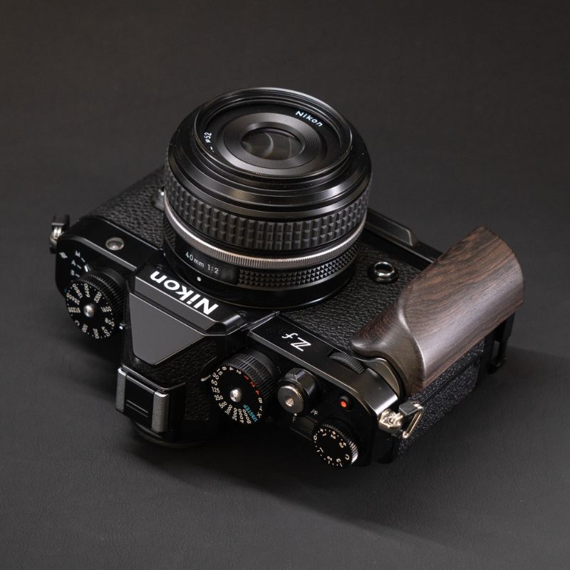 Premium Wooden Handgrip for Nikon Zf | Ergonomic L-Shape with Arca-Swiss Base iwoodstore