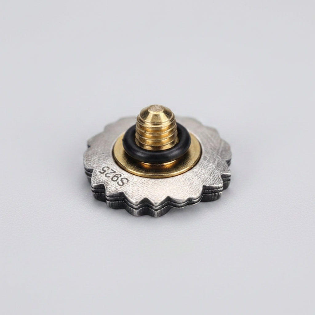 S925 Silver Shutter Button for Nikon ZF, Fujifilm XT5 X100VI, Leica M and Q iwoodstore