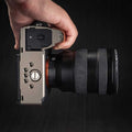 Custom Solid Wood Camera Hand Grip Baseplate for Sony A7R6 Series | Arca-Swiss Compatible