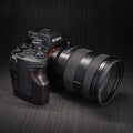 Custom Solid Wood Camera Hand Grip Baseplate for Sony A7R6 Series | Arca-Swiss Compatible
