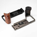Custom Solid Wood Camera Hand Grip Baseplate for Sony A7R6 Series | Arca-Swiss Compatible