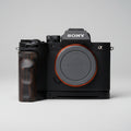 Sony A7M5 Wooden Handgrip | Ergonomic L-Plate & Battery Access | iWoodStore