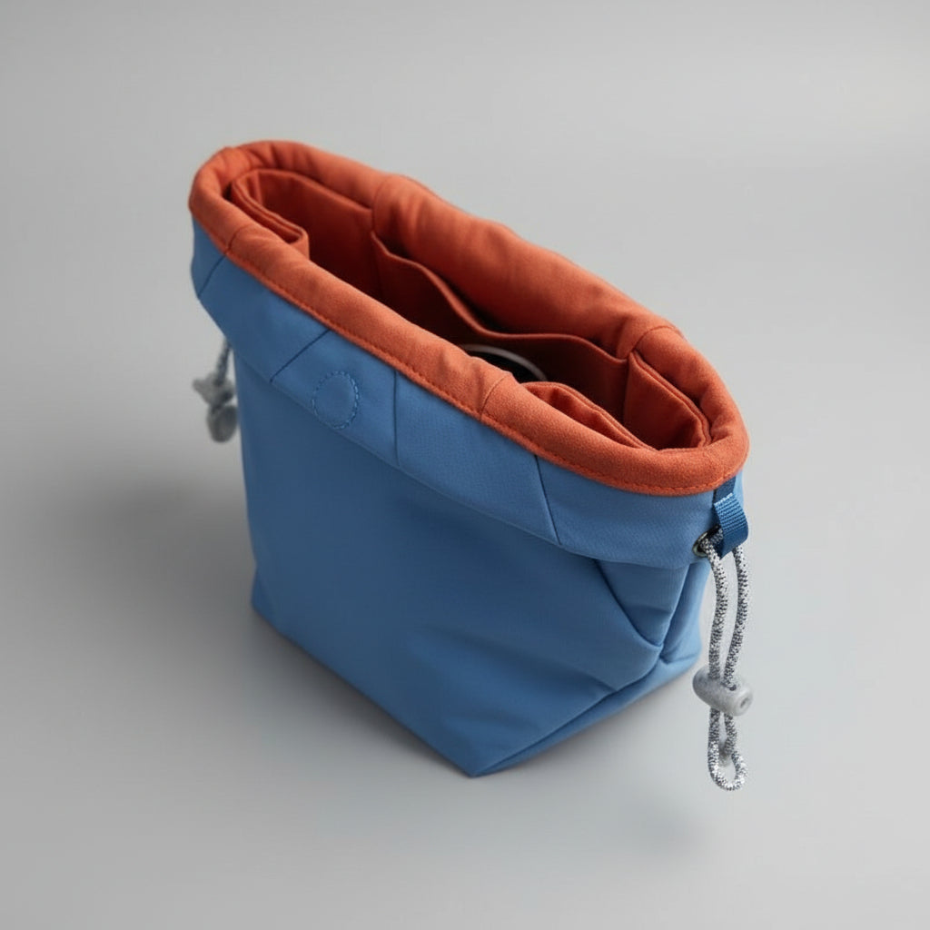 Universal Soft Camera Pouch & Backpack Insert – Quick-Access Drawstring Series iwoodstore