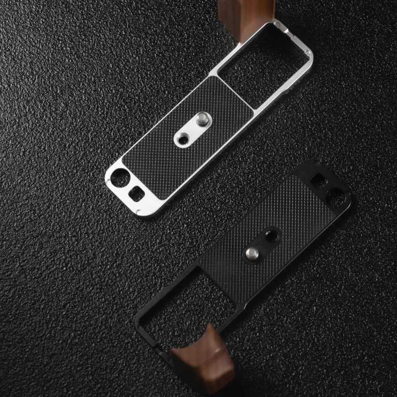 Wooden Fuji XE5 Grip – L-Shaped Arca Swiss by iWoodStore