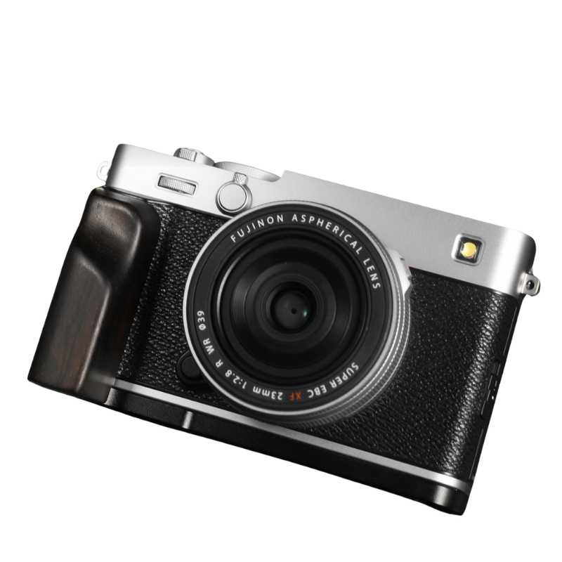 Wooden Fuji XE5 Grip – L-Shaped Arca Swiss by iWoodStore