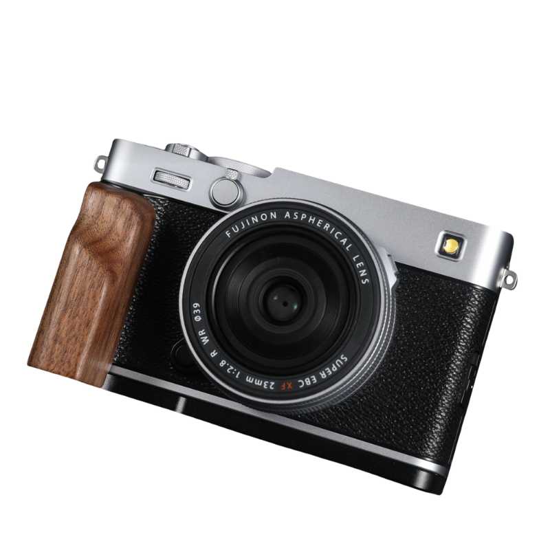 Wooden Fuji XE5 Grip – L-Shaped Arca Swiss by iWoodStore