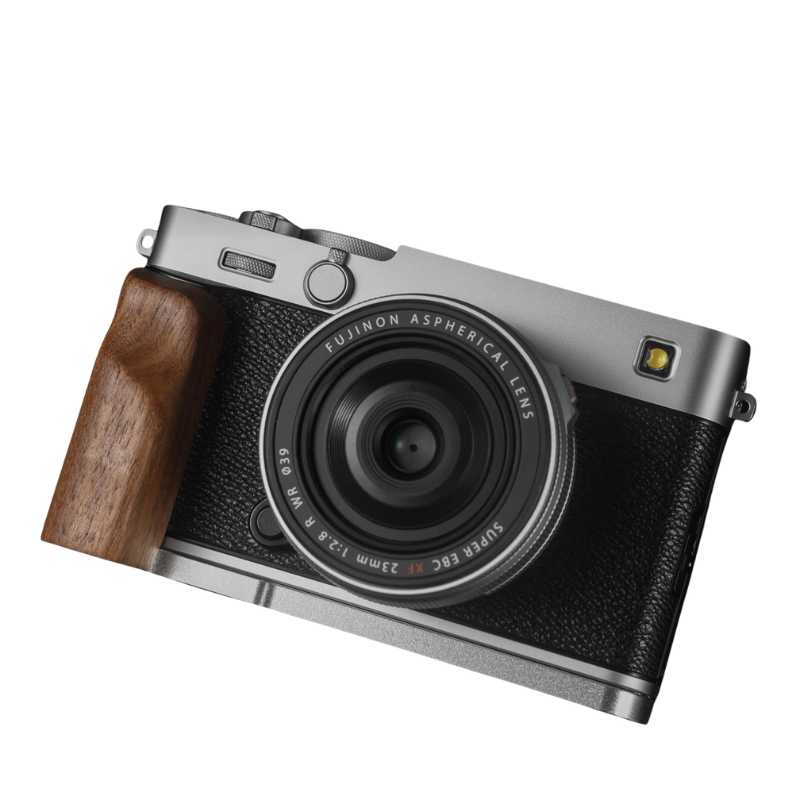 Wooden Fuji XE5 Grip – L-Shaped Arca Swiss by iWoodStore