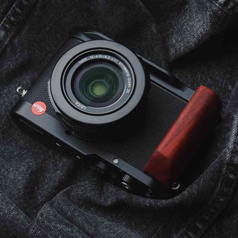 Wooden Handgrip for Leica DLux8 KC Design brown walnut dark ebony rosewood real wood grip for d-lux8 iwoodstore