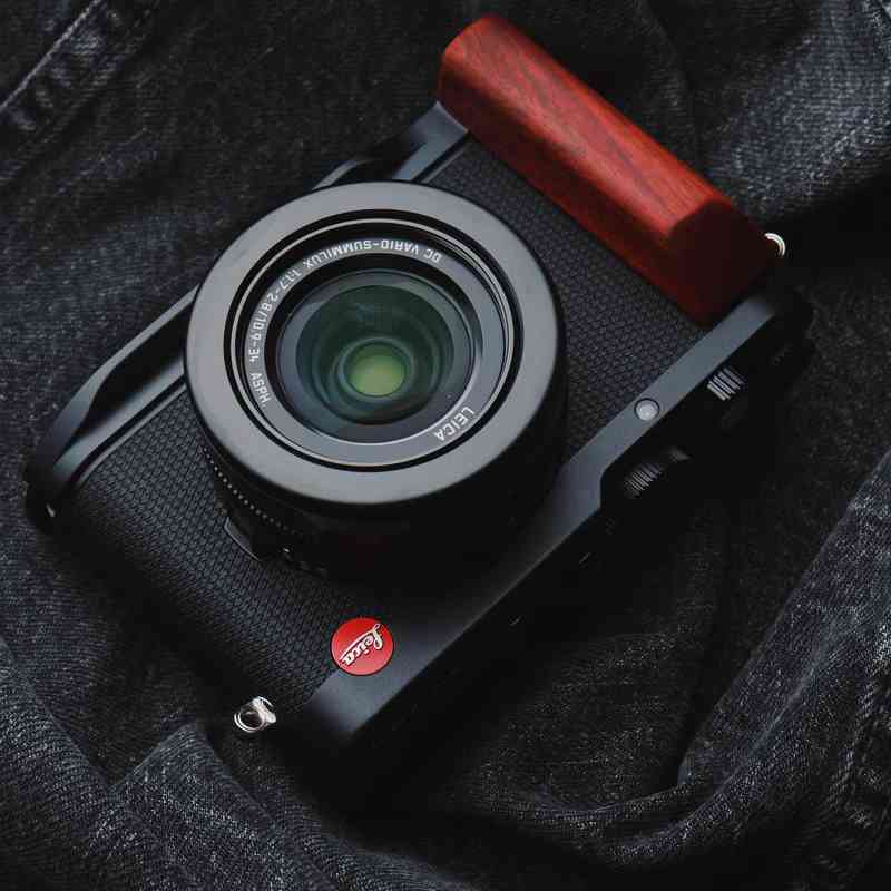 Wooden Handgrip for Leica DLux8 KC Design brown walnut dark ebony rosewood real wood grip for d-lux8 iwoodstore