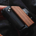 Wooden Handgrip for Leica DLux8 KC Design brwon walnut dark ebony rosewood real wood grip for d-lux8 iwoodstore