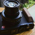 Wooden Handgrip for Leica DLux8 KC Design brown walnut dark ebony rosewood real wood grip for d-lux8 iwoodstore