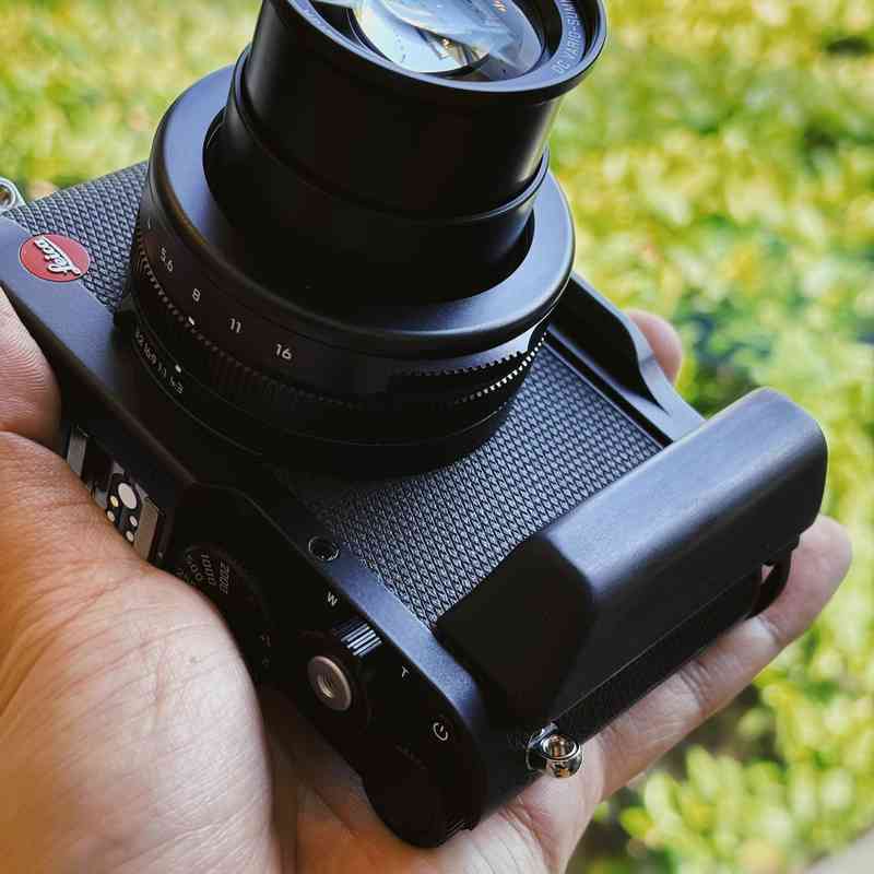 Wooden Handgrip for Leica DLux8 KC Design brown walnut dark ebony rosewood real wood grip for d-lux8 iwoodstore