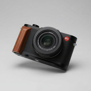 Wooden Handgrip for Leica DLux8 KC Design brwon walnut dark ebony rosewood real wood grip for d-lux8 iwoodstore