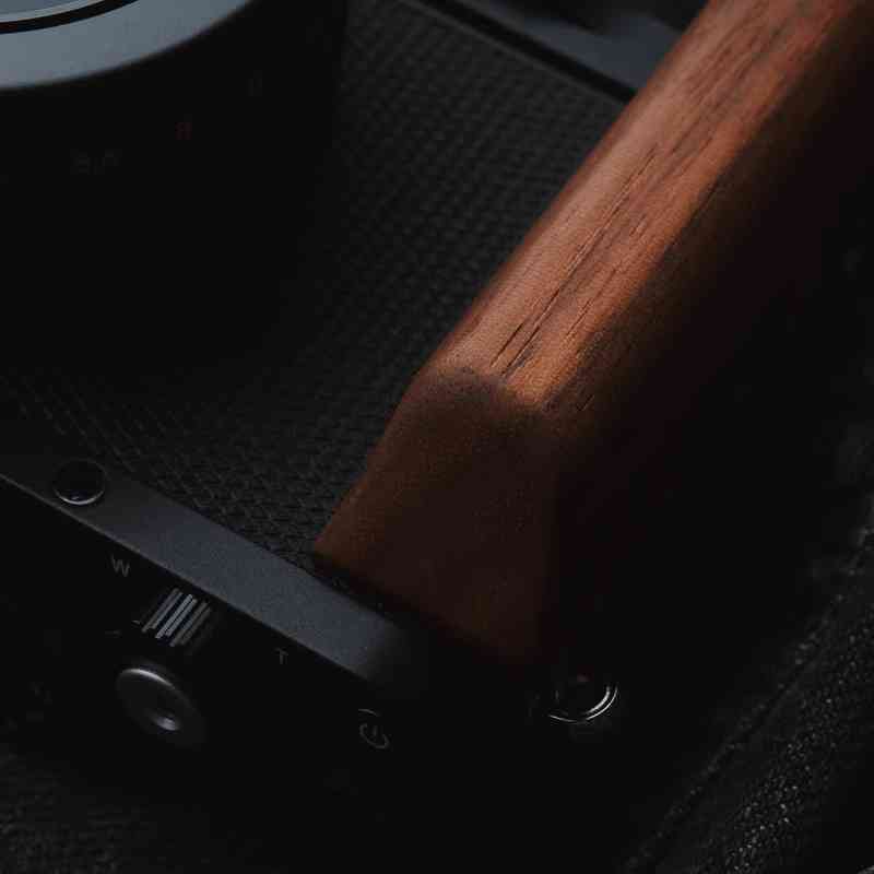 Wooden Handgrip for Leica DLux8 KC Design brown walnut dark ebony rosewood real wood grip for d-lux8 iwoodstore