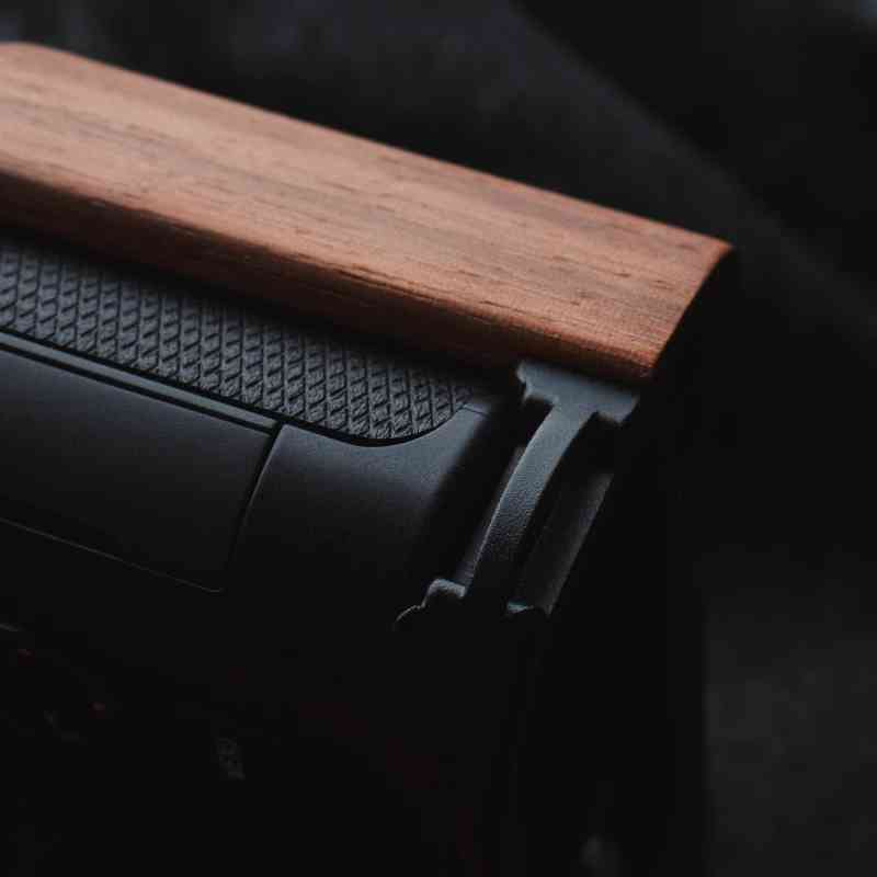 Wooden Handgrip for Leica DLux8 KC Design brown walnut dark ebony rosewood real wood grip for d-lux8 iwoodstore
