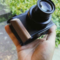 Wooden Handgrip for Leica DLux8 KC Design brown walnut dark ebony rosewood real wood grip for d-lux8 iwoodstore