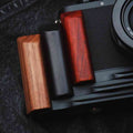 Wooden Handgrip for Leica DLux8 KC Design brown walnut dark ebony rosewood real wood grip for d-lux8 iwoodstore
