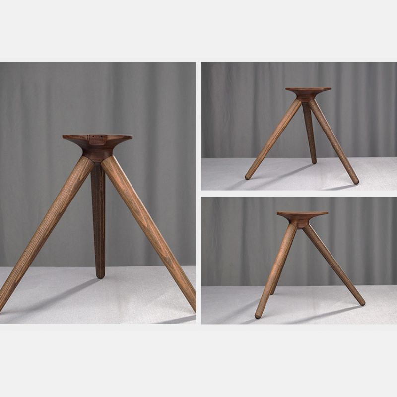 Wooden Tripod Stand for Devialet Phantom Speaker Stand Holder Wood Light Oak Dark Walnut Wood