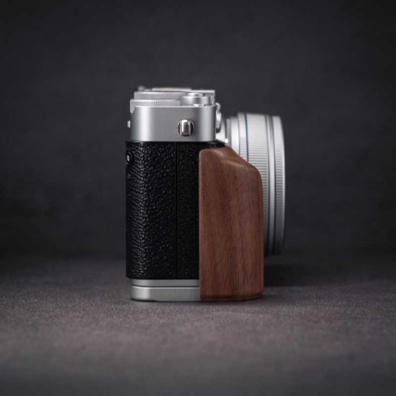 Wooden Fuji XE5 Grip – L-Shaped Arca Swiss by iWoodStore