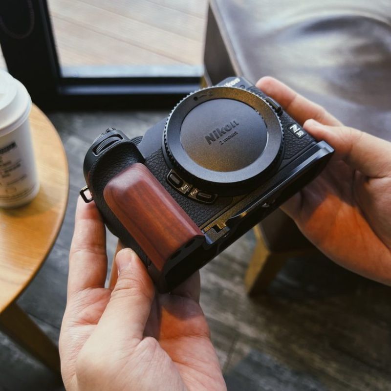 Nikon Z30 Handcrafted Wooden Grip | Ebony & Walnut | iWoodStore