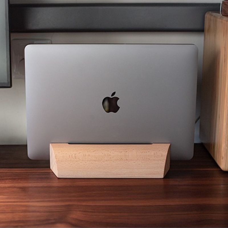 Adjustable Upright Laptop Stand for Ergonomic Desk Display