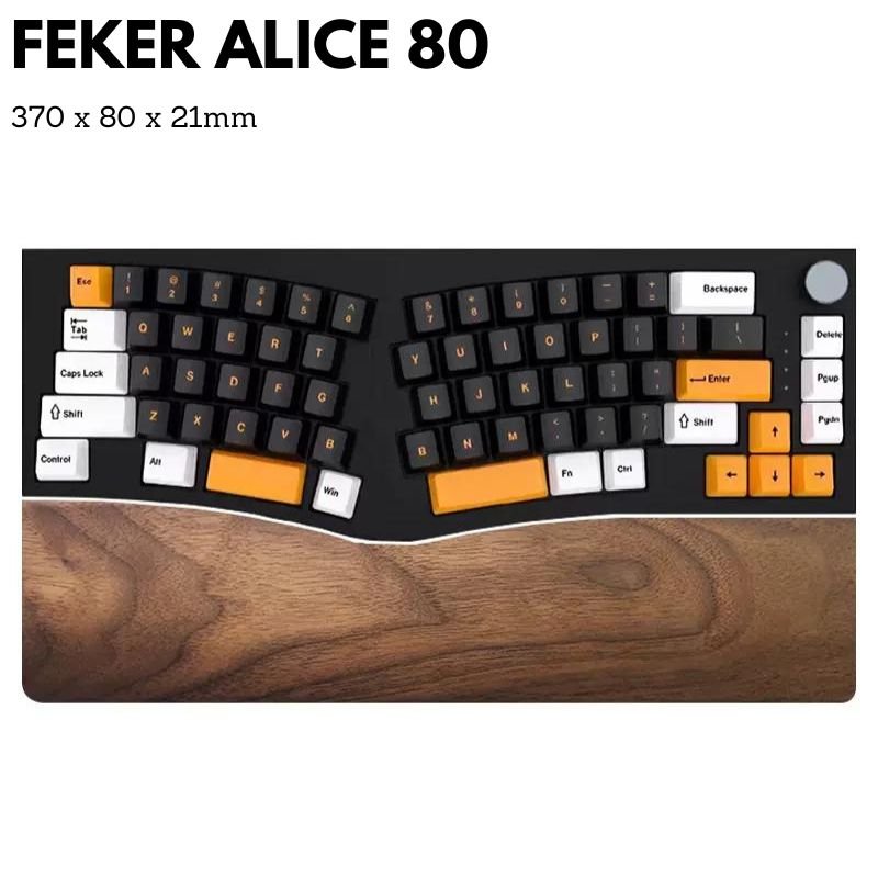 Alice Keyboard Wrist Rest for Keychron Q8 Spring Lucifer ACR Pro