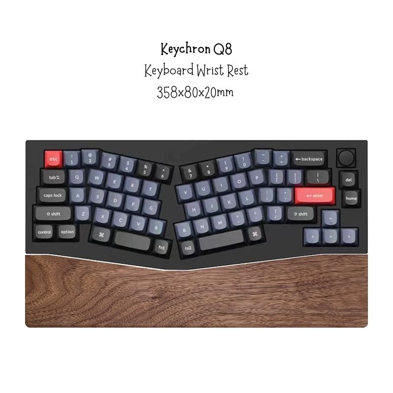 Alice Keyboard Wrist Rest for Keychron Q8 Spring Lucifer ACR Pro