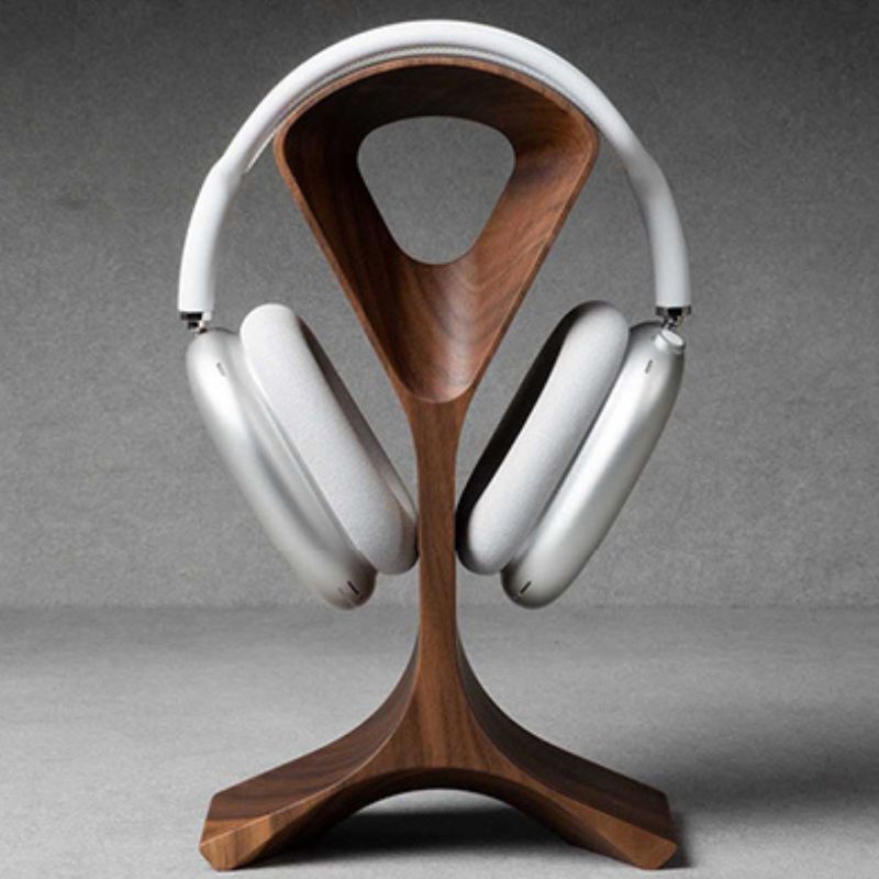 Earpod Case Stand Apple AirPod Pro Max Stand Holder 🎧 Premium Wood Finish