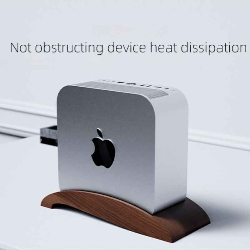 Wooden Vertical Stand for Apple Mac Studio