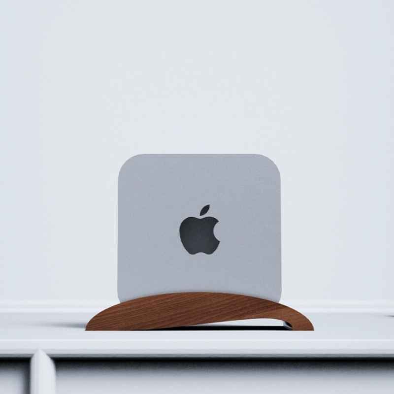 Apple PCスタンド Wooden Vertical Stand for Apple Mac Studio