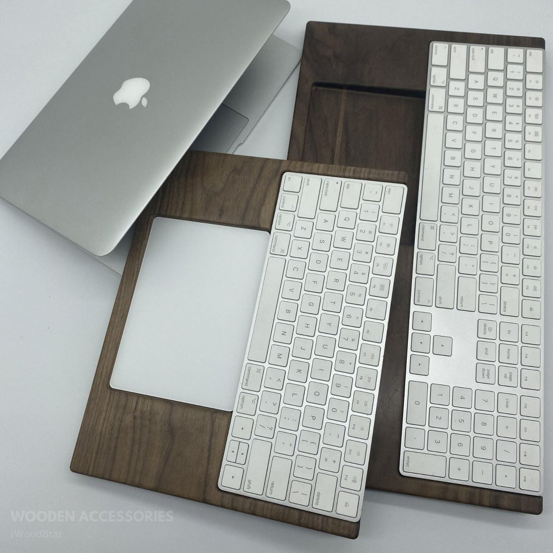 Apple Magic Keyboard Tray Walnut - iWoodStore